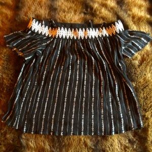 Black and White blouse from Xhilatation